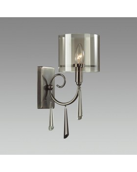 4890/1W HALL ODL_EX23 43 черный хром/дымчатый/ металл/стекло Бра E14 1*40W NICOLE-foto3