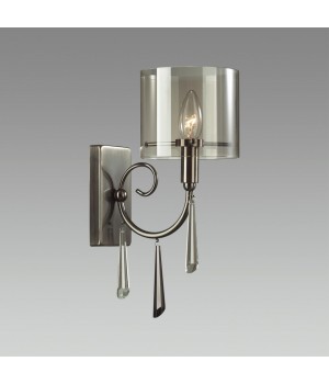 4890/1W HALL ODL_EX23 43 черный хром/дымчатый/ металл/стекло Бра E14 1*40W NICOLE-foto3