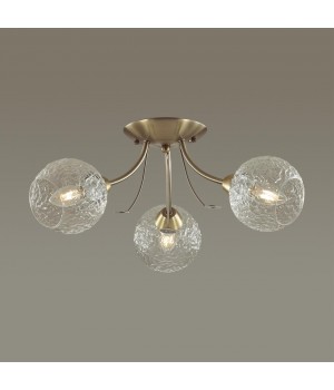 5266/3C COMFI LN23 194 античная латунь Люстра потолочная E14 3*40W 220V TULA-foto3