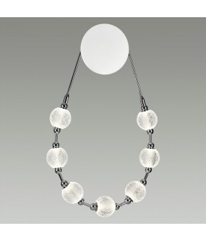 5007/25WL L-VISION ODL23 421 хром/прозрачный/металл/акрил Бра LED 25W 4000K 1555Лм CRYSTAL-foto3