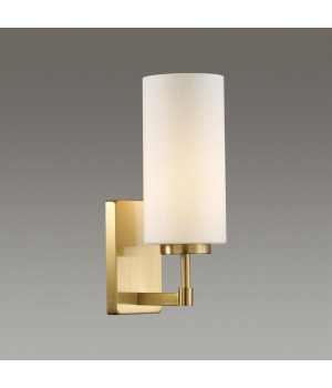 4990/1W HALL ODL23 403 матов. золотой/белый/стекло Бра E27 40W KASALI-foto3