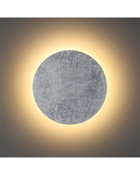 3562/9WL HIGHTECH ODL18 193 серебр.фольг-ние Настен.светильник IP20 LED 3000K 9W 504Лм 220V LUNARIO-foto4