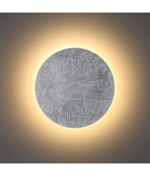 3562/9WL HIGHTECH ODL18 193 серебр.фольг-ние Настен.светильник IP20 LED 3000K 9W 504Лм 220V LUNARIO-foto4