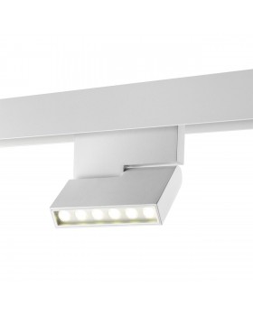 358627 SHINO NT21 051 белый Трековый низковольтный св-к диммируемый с ДУ, со сменой цв.температуры IP20 LED 3000~6500К 12W 48V FLUM-foto3