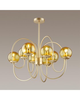 4482/8C MODERNI LN20 168 золотой, желтый Люстра потолочная E14 8*60W 220V SCARLETT-foto4