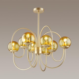 4482/8C MODERNI LN20 168 золотой, желтый Люстра потолочная E14 8*60W 220V SCARLETT-foto4