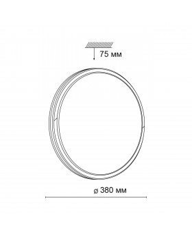 3058/DL COLOR SN 012 Светильник пластик/белый/черный LED 48Вт 3000-6500К D380 IP43 пульт ДУ/RGB/LampSmart KEPA RGB-foto2