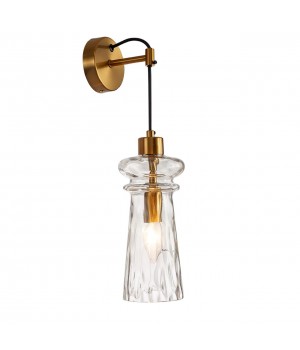 4998/1W MODERN ODL23 301 бронзовый/прозрачный/металл/стекло Бра E14 1*40W PASTI-foto3