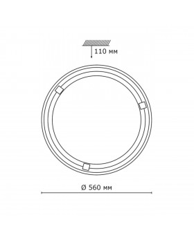 336 GL-WOOD SN 111 Светильник стекло/белое/темный орех E27 3*100Вт D560 LUFE WOOD-foto2