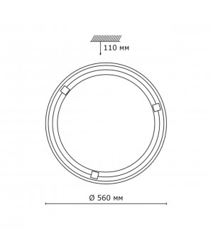 336 GL-WOOD SN 111 Светильник стекло/белое/темный орех E27 3*100Вт D560 LUFE WOOD-foto2