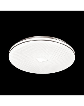 3018/DL TAN SN 054 Светильник пластик/белый/хром LED 48Вт 3000-6500K D390 IP43 пульт ДУ/ LampSmart BERASA-foto4