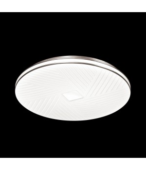 3018/DL TAN SN 054 Светильник пластик/белый/хром LED 48Вт 3000-6500K D390 IP43 пульт ДУ/ LampSmart BERASA-foto4