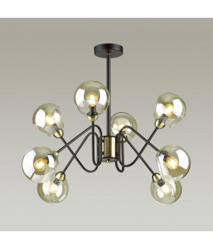 4518/8C LOFTI LN20 201 черный, бронза Люстра потолочная E14 8*40W 220V TIANA-foto3