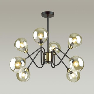 4518/8C LOFTI LN20 201 черный, бронза Люстра потолочная E14 8*40W 220V TIANA-foto3