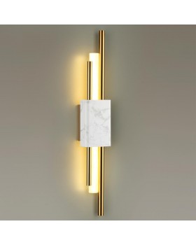 4359/10WL MIDCENT ODL23 175 белый мрамор/золотистый металл Настенный светильник IP20 LED 10W 655Лм 3000K MARMI-foto3