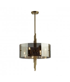 4895/6 MODERN ODL_EX23 37 бронзовый/дымчатый/металл/стекло Люстра E27 6*40W MARGARET-foto5