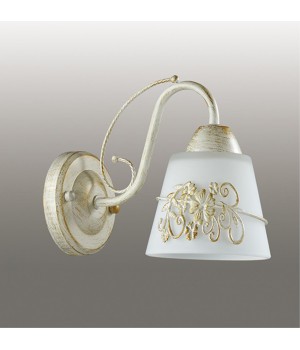 3003/1W COMFI LN16 071 белый с золотой патиной Бра E14 40W 220V VEVA-foto3