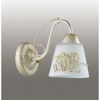 3003/1W COMFI LN16 071 белый с золотой патиной Бра E14 40W 220V VEVA-foto3