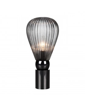 5417/1T MODERN ODL_EX23 17 черный хром/дымчатый/металл/стекло Настольная лампа E14 1*40W ELICA-foto4