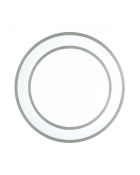 3007/DL TAN SN 064 Светильник пластик/белый/никель LED 48Вт 3000-6500K D390 IP43 пульт ДУ/ LampSmart BESTA-foto5