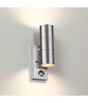 4388/2W HIGHTECH ODL23 561 нерж. сталь/металл/пвх стойкий к УФ излучению Настенный светильник с датчиком движения IP44 LED GU10 7W MOTTO-foto4