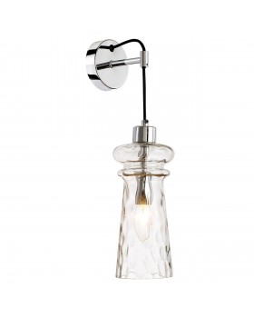 4968/1W MODERN ODL23 301 хром/прозрачный/металл/стекло Бра E14 1*40W PASTI-foto4
