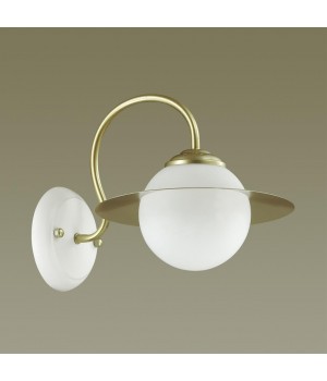 3666/1W MODERNI LN18 105 белый/золотой Бра E14 60W 220V PRISCILLA-foto3