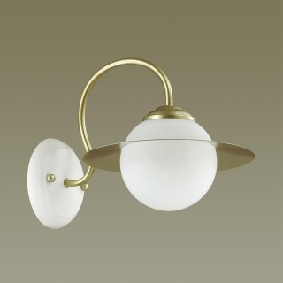 3666/1W MODERNI LN18 105 белый/золотой Бра E14 60W 220V PRISCILLA-foto3