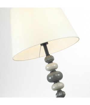 4896/1F MODERN ODL_EX23 27 черный матов./серый/молочный металл/керамика/ткань Торшер E27 1*60W SOCHI-foto6