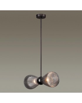 5417/2 MODERN ODL_EX23 17 черный хром/дымчатый/металл/стекло Подвес E14 2*40W ELICA-foto3