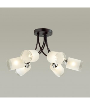 4533/6C COMFI LN21 058 черный, хром Люстра потолочная E27 6*60W 220V PAULA-foto3