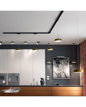 358754 SPOT NT21 240 матовое золото Светильник встраиваемый светодиодный IP20 LED 24W 4000K 2100Лм 100-265V PROMETA-foto3