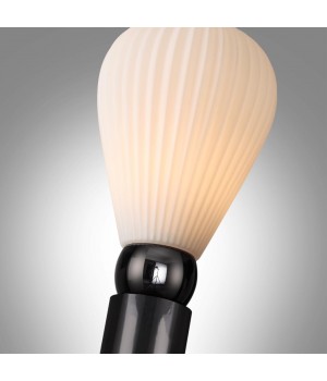 5418/1T MODERN ODL_EX23 19 черный хром/белый матовый/металл/стекло Настольная лампа E14 1*40W ELICA-foto6