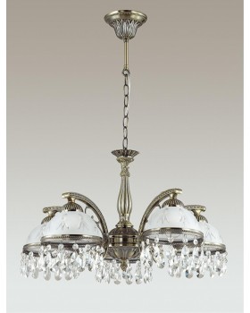 2989/5 CLASSI LN16 095 состаренная бронза Люстра E27 5*60W 220V AVIFA-foto3