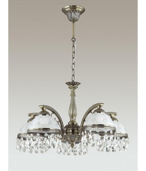 2989/5 CLASSI LN16 095 состаренная бронза Люстра E27 5*60W 220V AVIFA-foto3