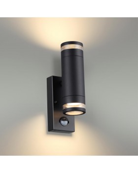 6605/2W HIGHTECH ODL23 563 черный/металл/пвх стойкий к УФ излучению Настенный св-к IP44 LED GU10 7W MOTTO-foto3