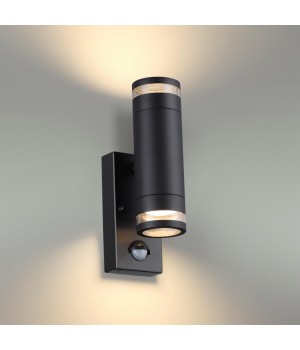 6605/2W HIGHTECH ODL23 563 черный/металл/пвх стойкий к УФ излучению Настенный св-к IP44 LED GU10 7W MOTTO-foto3