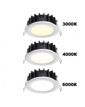 358952 SPOT NT22 230 белый Встраиваемый светодиодный светильник с переключателем цветовой температуры IP20 LED 3000К\4000К\6000К 15W 220V LANTE-foto3