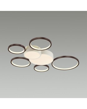 5254/99CL LEDIO LN23 белый, черный Люстра потолочная диммир. с ДУ LED 126W 8316Лм 220V NORBERT-foto3