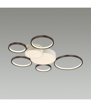 5254/99CL LEDIO LN23 белый, черный Люстра потолочная диммир. с ДУ LED 126W 8316Лм 220V NORBERT-foto3