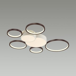 5254/99CL LEDIO LN23 белый, черный Люстра потолочная диммир. с ДУ LED 126W 8316Лм 220V NORBERT-foto3