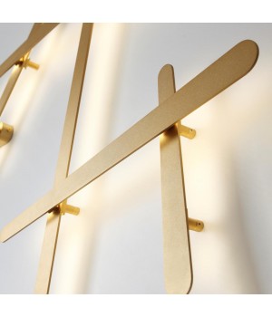 4231/36WL HIGHTECH ODL21 103 золотист/металл Настенный светильник IP20 LED 36W 2600Лм 4000К RUDY-foto5