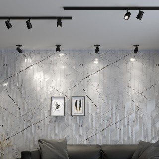 370926 PORT NT22 067 черный Светильник трековый однофазный двухжильный IP20 GU10 50W 220V MOLO-foto3