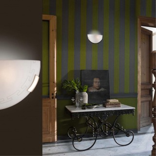 061 GLASSI SN 108 Бра стекло/белое E27 1*100Вт 300х160 GRECA-foto3