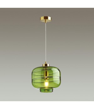 4773/1 PENDANT ODL21 281 зеленый/бронзовый Подвес E27 60W STORBI-foto4