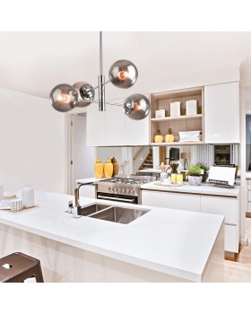 4493/4C MODERNI LN20 146 хром Люстра потолочная E27 4*60W 220V HUGO-foto3