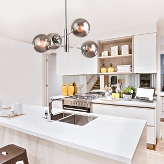 4493/4C MODERNI LN20 146 хром Люстра потолочная E27 4*60W 220V HUGO-foto3