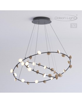 4156/99L L-VISION ODL19 168 черный Люстра LED 108W VERICA-foto5