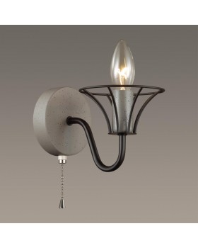 5295/1W LOFTI LN23 161 серый Бра с выкл. E14 1*60W 220V LAKE-foto3