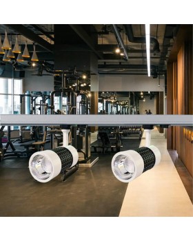 357566 PORT NT18 073 белый/черный Светильник трековый однофазный трехжильный IP20 LED 3000K 15W 220-240V PINE-foto3